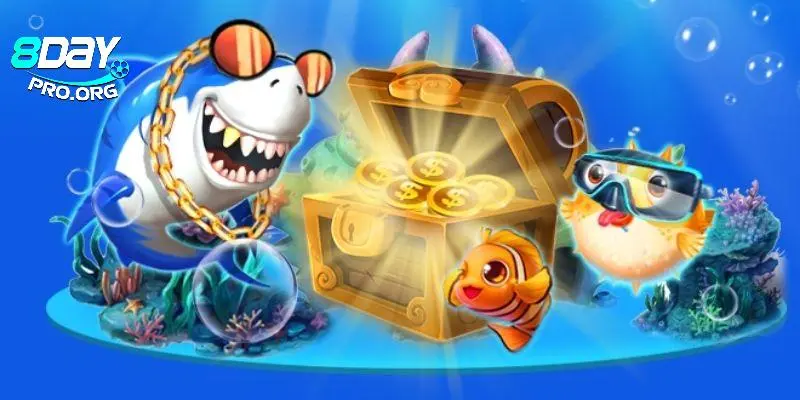 Thế giới thủy cung cùng game bắn cá